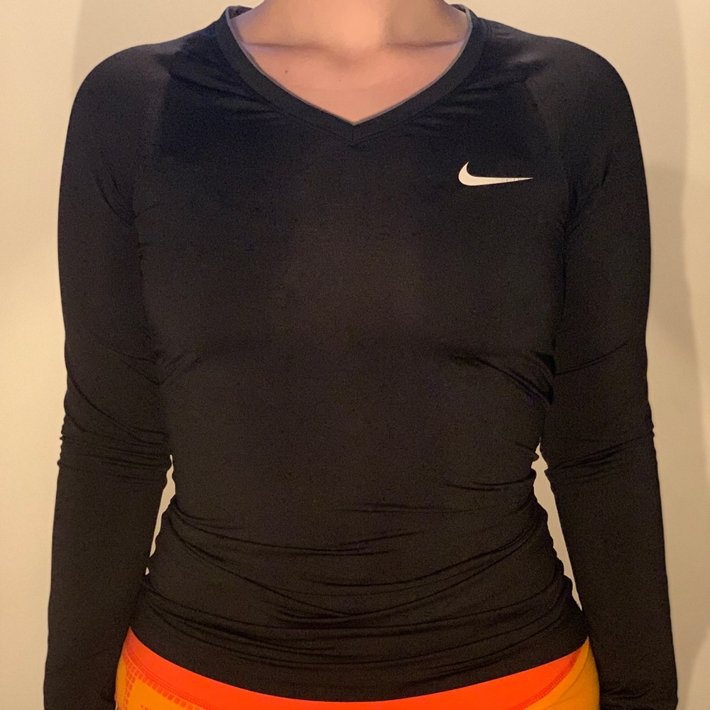 Nike Pro Dry Fit Black Long Sleeve